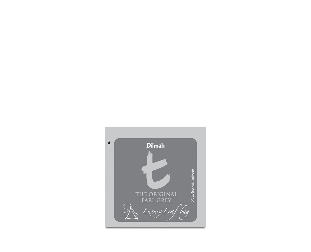 Herbaty czarne aromatyzowane stożki w kopertach Dilmah t-Series Original Earl Grey [50x2g] Cejlońska czarna herbata z aromatem bergamotki 1
