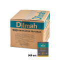 Herbaty czarne aromatyzowane w kopertach - Dilmah Earl Grey [500x2g]a -Cejlońska czarna herbata z aromatem bergamotki.
500 torebek ekspresowych 2g z zawieszką w kopercie 1