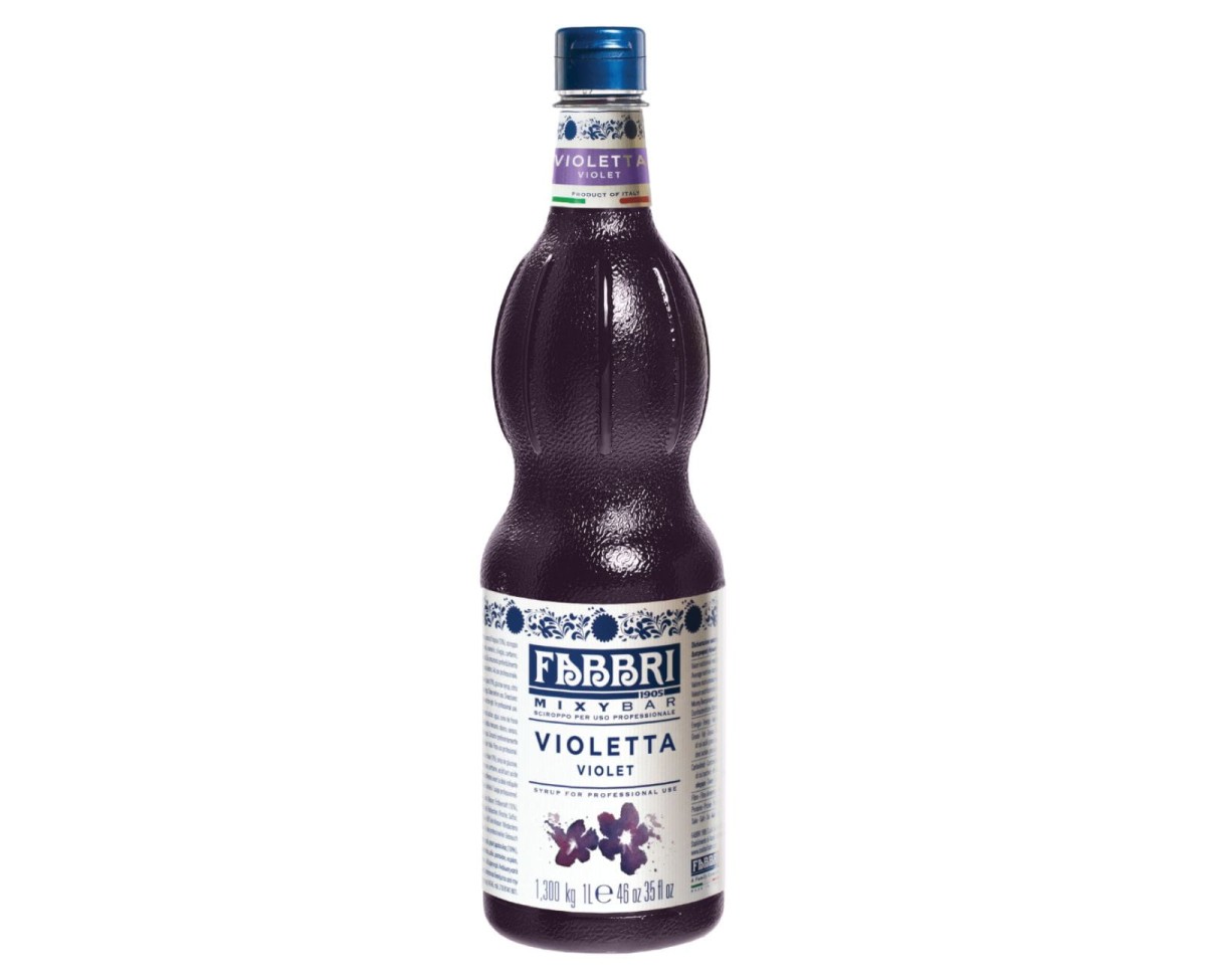 Syropy i sosy -  Fabbri Mixybar Violetta / Violet [1000ml] - Wysoko skoncentrowany syrop barmański o smaku fiołka - 1000ml 1