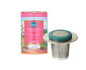 Zestaw Herbata w puszce Ratnapura Sparkling + oryginalny zaparzacz Dilmah