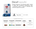 Kapsułki kompatybilne Nespresso - Saquella Decaf Espresso Aromatico [10x5g] - Kawa w kapsułkach, palona i mielona - 10 aluminiowych kapsuł kompatybilnych z systemem Nespresso® - 3