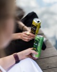 Herbata mrożona - Dilmah Lemon Black Ice Tea - Napój herbaciany o smaku cytrynowym z ekstraktem czarnej herbaty. 12 puszek aluminiowych po 330 ml - 8