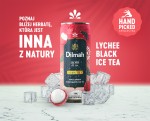 Herbata mrożona - Dilmah Lychee Black Ice Tea_Napój herbaciany o smaku liczi z ekstraktem czarnej herbaty. 12 puszek aluminiowych po 330 ml - 3