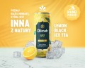 Herbata mrożona - Dilmah Lemon Black Ice Tea - Napój herbaciany o smaku cytrynowym z ekstraktem czarnej herbaty. 12 puszek aluminiowych po 330 ml - 2