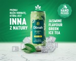 Herbata mrożona - Dilmah Jasmine Flavor Green Ice Tea - Napój herbaciany o smaku jaśminowym z ekstraktem zielonej herbaty. 12 puszek aluminiowych po 330 ml - 2