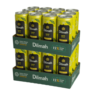 Czarna mrożona Herbata w Puszce DILMAH Lemon ICE TEA 330ml X 24szt