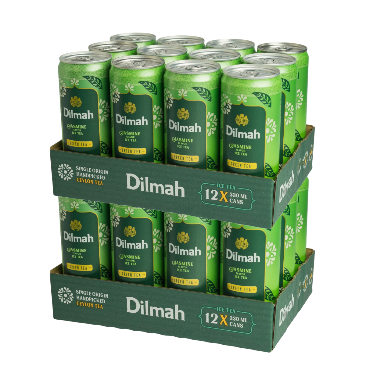 Mrożona Herbata w Puszce Dilmah ICE TEA GREEN Jasmine Flavor 330ml X 24szt - 1