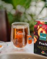 Herbaty czarne aromatyzowane Dilmah Peach [20x1,5g] Cejlońska czarna herbata z aromatem brzoskwini - 20 torebek ekspresowych 1,5g z zawieszką - 5