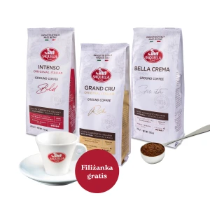 Zestaw kawowy “Włoski poranek” espresso -15% na kawę + filiżanka GRATIS
