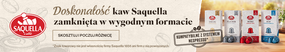 linia kaw włoskich w kapsułkach do nespresso Saquella