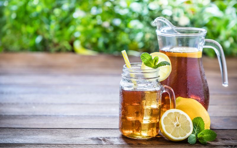 domowa ice tea cytrynowa 